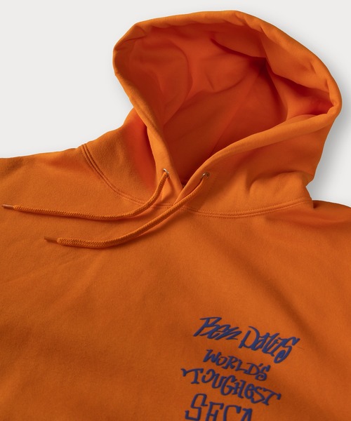 BEN DAVIS（ベンデイビス）の「【BENDAVIS／ベンデイビス】 BEN GRATEFUL HD/フードロゴ＆バックプリント/ビッグシルエット/裏起毛（パーカー・メンズ・アッシュグレー/オレンジ/グリーン/ブラック・M/L/XL）」の18枚目の写真