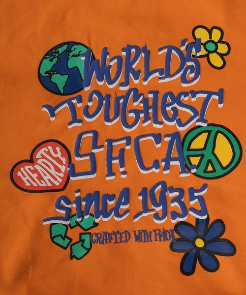 BEN DAVIS（ベンデイビス）の「【BENDAVIS／ベンデイビス】 BEN GRATEFUL HD/フードロゴ＆バックプリント/ビッグシルエット/裏起毛（パーカー・メンズ・アッシュグレー/オレンジ/グリーン/ブラック・M/L/XL）」の20枚目の写真