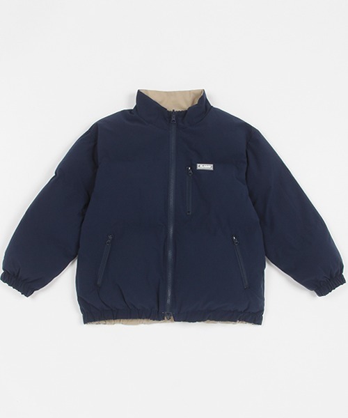 XLARGE KIDS（エクストララージキッズ）の「機能中綿リバーシブルブルゾン（ブルゾン・キッズ・ブラック/グレー/ネイビー・110cm/100cm/90cm/120cm/130cm/140cm/80ｃｍ）」の5枚目の写真