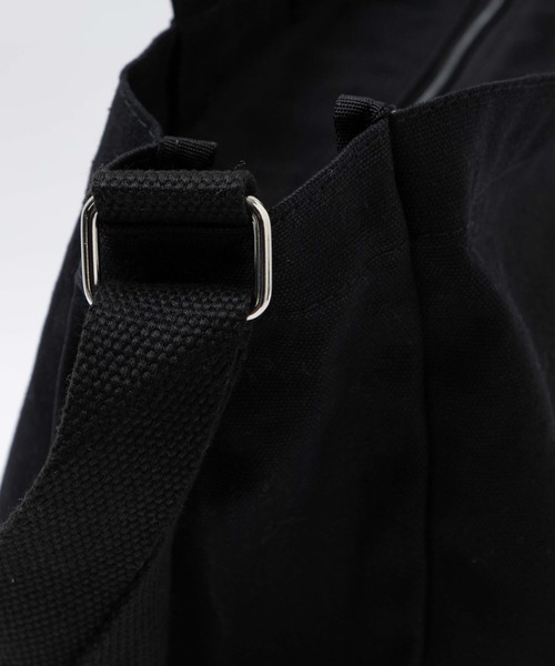 BEN DAVIS（ベンデイビス）の「∴WEGO/BENDAVIS LARGETOTE（ショルダーバッグ・メンズ・ブラック/ナチュラル・FREE）」の11枚目の写真