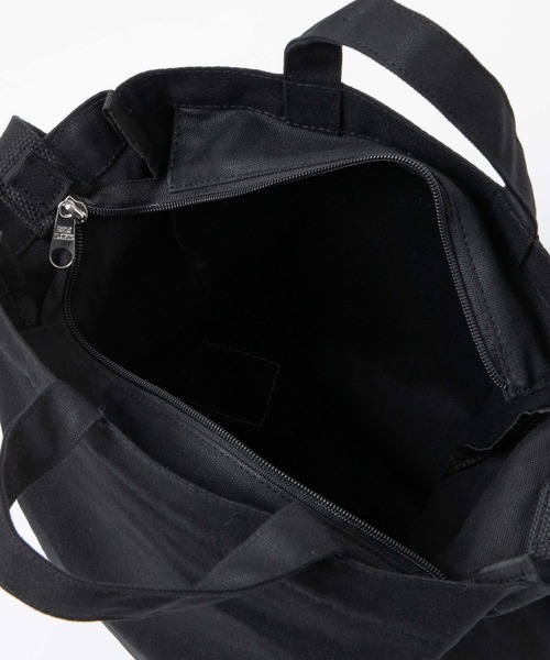 BEN DAVIS（ベンデイビス）の「∴WEGO/BENDAVIS LARGETOTE（ショルダーバッグ・メンズ・ブラック/ナチュラル・FREE）」の8枚目の写真