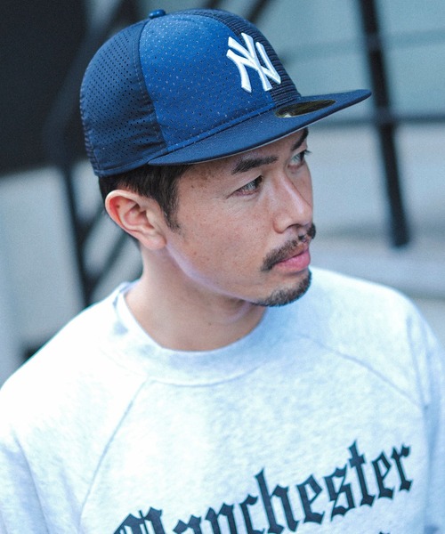 NEW ERA（ニューエラ）の「NEW ERA × BEAMS / 別注 クレイジー メッシュ 59FIFTY（キャップ・メンズ・ネイビー/ブラック・7 1/4/7 3/4/7 1/2/7 3/8）」の18枚目の写真