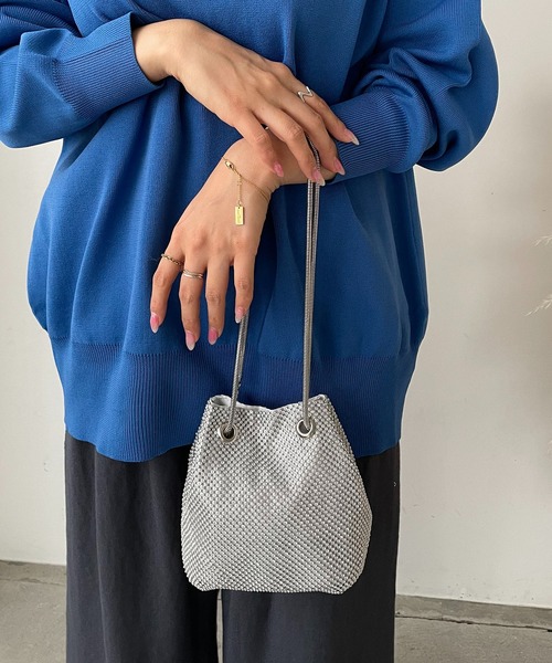 210nouve(トゥージュヌーブ)の「スパンコールミニショルダーバッグ(ショルダーバッグ・レディース・シルバー/ゴールド/ブラック・FREE)」の14枚目の写真