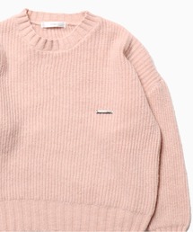MEDIUM CREW NECK KNIT / ミディ丈クルーカラーニット