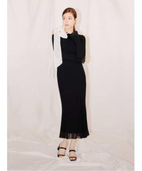 SNIDEL(スナイデル)の「バリエミュール(サンダル・レディース・クリア/ブラック/アイボリー/サックスブルー・MEDIUM/LARGE/SMALL)」の8枚目の写真