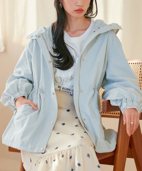 【STAYC/ISA着用】フーデットマウンテンパーカー【UVケア・撥水】