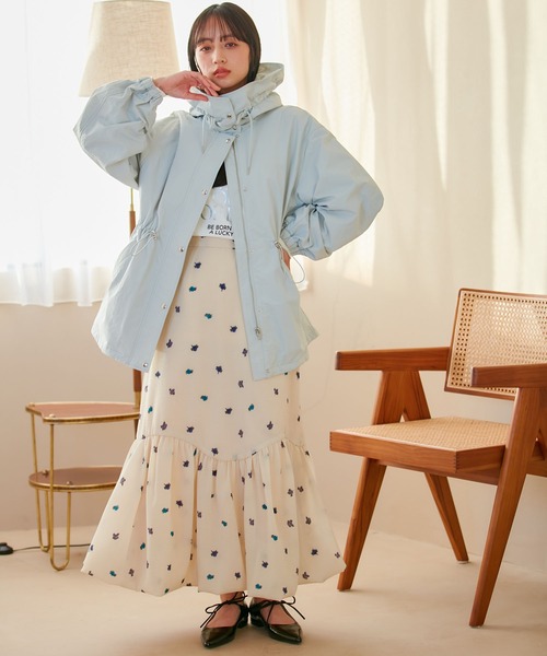 【STAYC/ISA着用】フーデットマウンテンパーカー【UVケア・撥水】