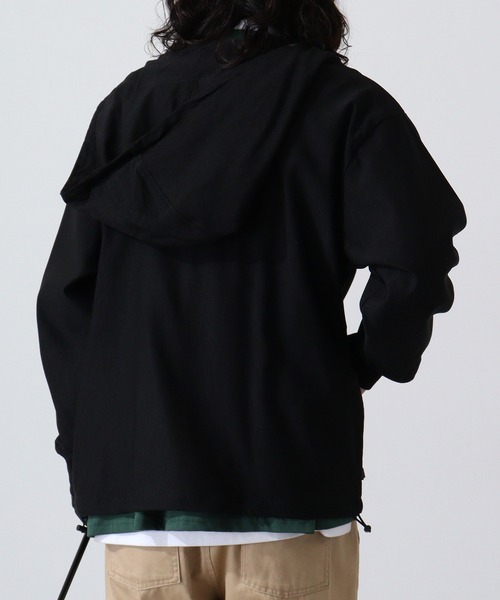 FUNALIVE（ファンアライブ）の「Super stretch full zip hoodie / スーパーストレッチフルジップパーカー フーディー unisex（パーカー・メンズ・ブラック/チャコールグレー・XL/L/M）」の6枚目の写真