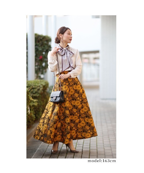 Sawa a la mode(サワアラモード)の「ボウタイリボンブラウス(シャツ/ブラウス・レディース・ホワイト/ベージュ・FREE)」の16枚目の写真