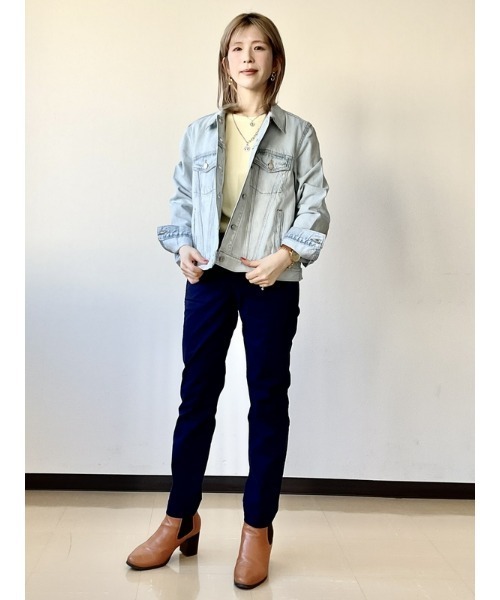 GAP(ギャップ)の「ウォッシュウェル アイコン デニムジャケット(デニムジャケット・レディース・ライトインディゴブルー・S/M/XS/XXS/L)」の6枚目の写真