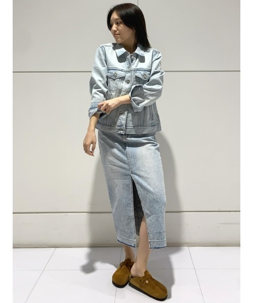 GAP(ギャップ)の「ウォッシュウェル アイコン デニムジャケット(デニムジャケット・レディース・ライトインディゴブルー・S/M/XS/XXS/L)」の10枚目の写真