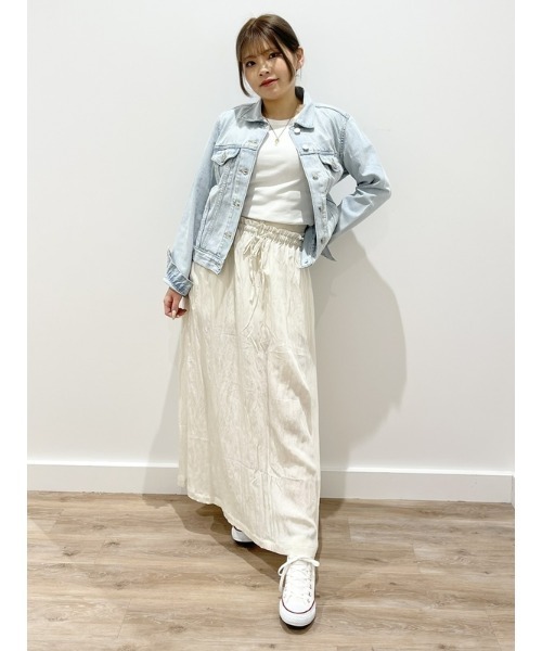 GAP(ギャップ)の「ウォッシュウェル アイコン デニムジャケット(デニムジャケット・レディース・ライトインディゴブルー・S/M/XS/XXS/L)」の11枚目の写真