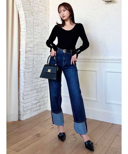 RESEXXY（リゼクシー）の「ゴールドポイントベルト（ベルト・レディース・ブラック/ブラウン・FREE）」の9枚目の写真