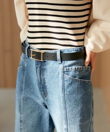 VIS | 28mmラインスクエアバックルベルト(ベルト)