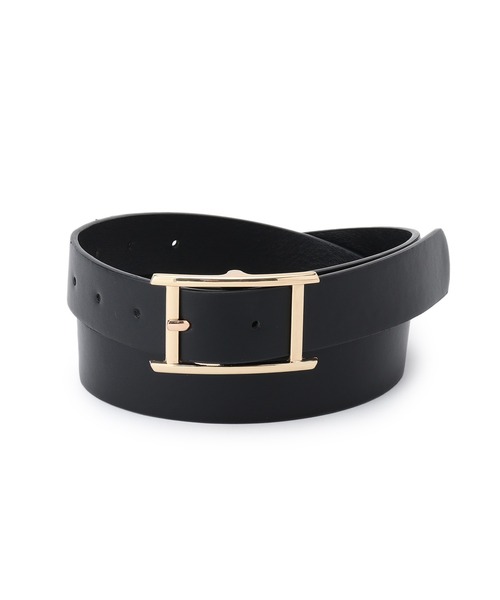 VIS(ビス)の「28mmラインスクエアバックルベルト(ベルト・レディース・ブラック/キャメル/ベージュ系その他2・FREE)」の12枚目の写真