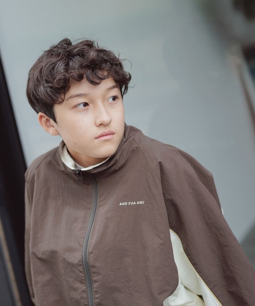 GLOBAL WORK(グローバルワーク)の「撥水切り替えブルゾン/AND YUA ANY/100686(ブルゾン・キッズ・ブラウン/ブラック・150cm/160cm)」の18枚目の写真