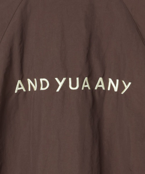 GLOBAL WORK(グローバルワーク)の「撥水切り替えブルゾン/AND YUA ANY/100686(ブルゾン・キッズ・ブラウン/ブラック・150cm/160cm)」の5枚目の写真