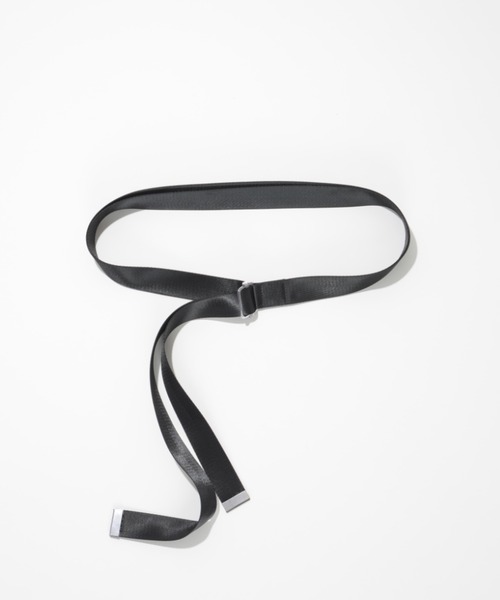 SUPERTHANKS（スーパーサンクス）の「＜追加 4＞2本テープロングベルト(無地、配色)GI Belts（ベルト・メンズ・チャコールグレー/オリーブ/ブラック/パープル/ネイビー/ホワイト/ライトピンク/ブラック×カーキ/ブラウン/イエロー/ブラック×シルバー・FREE）」の3枚目の写真