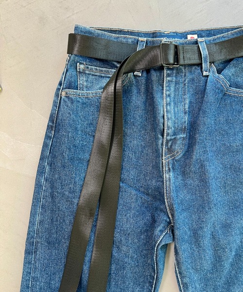 SUPERTHANKS（スーパーサンクス）の「＜追加 4＞2本テープロングベルト(無地、配色)GI Belts（ベルト・メンズ・チャコールグレー/オリーブ/ブラック/パープル/ネイビー/ホワイト/ライトピンク/ブラック×カーキ/ブラウン/イエロー/ブラック×シルバー・FREE）」の18枚目の写真