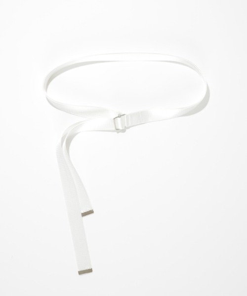 SUPERTHANKS（スーパーサンクス）の「＜追加 4＞2本テープロングベルト(無地、配色)GI Belts（ベルト・メンズ・チャコールグレー/オリーブ/ブラック/パープル/ネイビー/ホワイト/ライトピンク/ブラック×カーキ/ブラウン/イエロー/ブラック×シルバー・FREE）」の12枚目の写真