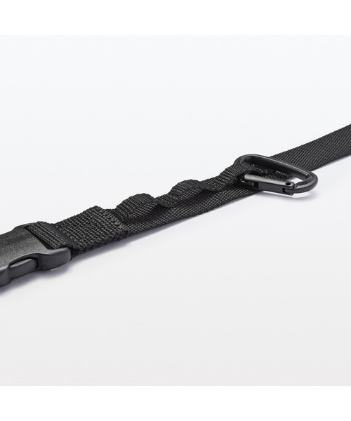 無印良品(ムジルシリョウヒン)の「着脱しやすい ロングベルト ループ付き 全長130cm・黒(ベルト・メンズ・ブラック・FREE)」の2枚目の写真