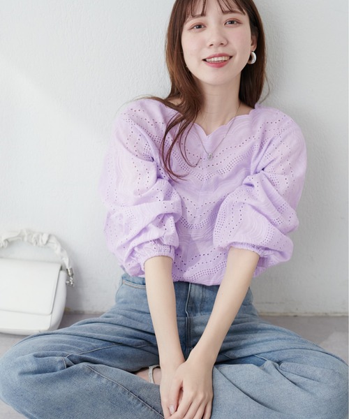 natural couture（ナチュラルクチュール）の「スカラップレース