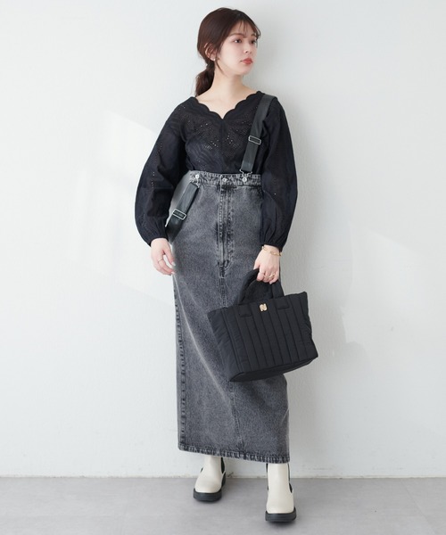 【全1色】レースブラウス　 ブラック【250410top2】( jmam )(250416) 全1色】レースブラウス ブラック【250410top2】( jmam )(250416