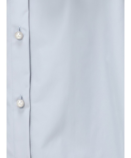 MISCH MASCH(ミッシュマッシュ)の「バルーンオフショルダーブラウス/MM418118(シャツ/ブラウス・レディース・ブラック/ライトブルー/ホワイト・フリ-)」の14枚目の写真