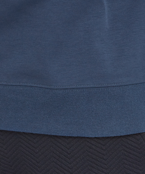 ABAHOUSE GRAY(アバハウスグレイ)の「【リブ付】シルケット ポンチ 半袖 Tシャツ(Tシャツ/カットソー・メンズ・グリーン/グレイッシュベージュ/ブラック/ホワイト/モカ・46/48)」の12枚目の写真