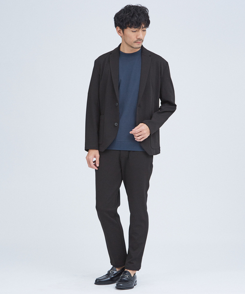 ABAHOUSE GRAY(アバハウスグレイ)の「【リブ付】シルケット ポンチ 半袖 Tシャツ(Tシャツ/カットソー・メンズ・グリーン/グレイッシュベージュ/ブラック/ホワイト/モカ・46/48)」の14枚目の写真