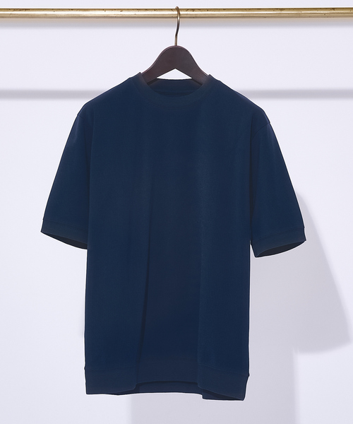 ABAHOUSE GRAY(アバハウスグレイ)の「【リブ付】シルケット ポンチ 半袖 Tシャツ(Tシャツ/カットソー・メンズ・グリーン/グレイッシュベージュ/ブラック/ホワイト/モカ・46/48)」の15枚目の写真