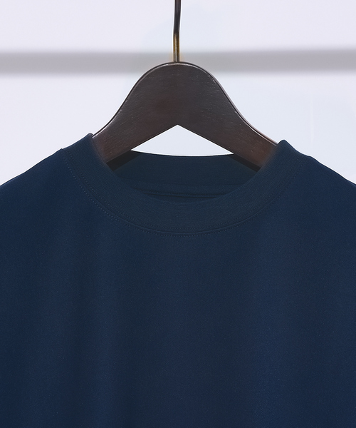 ABAHOUSE GRAY(アバハウスグレイ)の「【リブ付】シルケット ポンチ 半袖 Tシャツ(Tシャツ/カットソー・メンズ・グリーン/グレイッシュベージュ/ブラック/ホワイト/モカ・46/48)」の16枚目の写真