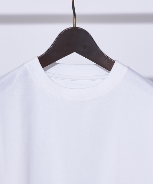 ABAHOUSE GRAY(アバハウスグレイ)の「【リブ付】シルケット ポンチ 半袖 Tシャツ(Tシャツ/カットソー・メンズ・グリーン/グレイッシュベージュ/ブラック/ホワイト/モカ・46/48)」の18枚目の写真