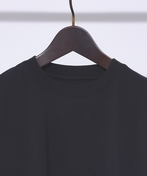 ABAHOUSE GRAY(アバハウスグレイ)の「【リブ付】シルケット ポンチ 半袖 Tシャツ(Tシャツ/カットソー・メンズ・グリーン/グレイッシュベージュ/ブラック/ホワイト/モカ・46/48)」の20枚目の写真