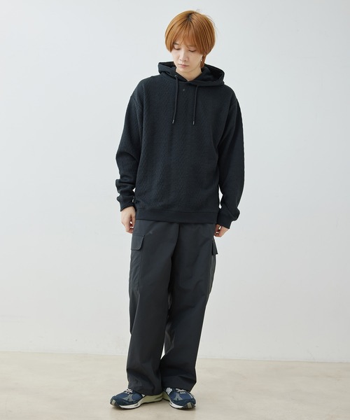  j.n.r.d（ジェー・エヌ・アール・ディー）の「j.n.r.d/フクレJQDスウェットプルパーカー（パーカー・メンズ・ホワイト/ブラック/グレー・L/LL/M）」の14枚目の写真