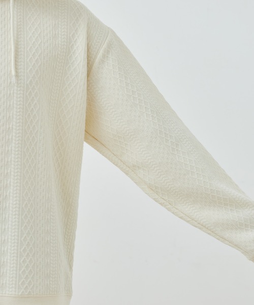  j.n.r.d（ジェー・エヌ・アール・ディー）の「j.n.r.d/フクレJQDスウェットプルパーカー（パーカー・メンズ・ホワイト/ブラック/グレー・L/LL/M）」の7枚目の写真