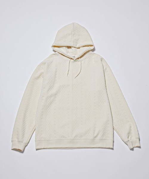  j.n.r.d（ジェー・エヌ・アール・ディー）の「j.n.r.d/フクレJQDスウェットプルパーカー（パーカー・メンズ・ホワイト/ブラック/グレー・L/LL/M）」の19枚目の写真