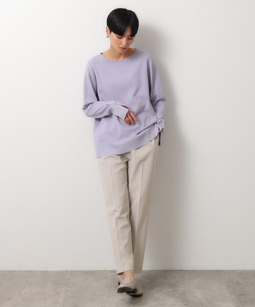 OPAQUE.CLIP（オペークドットクリップ）の「◆≪SS-LLsize≫ 美脚ツイルテーパードパンツ【洗濯機洗い可】（その他パンツ・レディース・ベージュ/ライトグレー/グリーン/ブラック・34/36/38/40/42）」の20枚目の写真