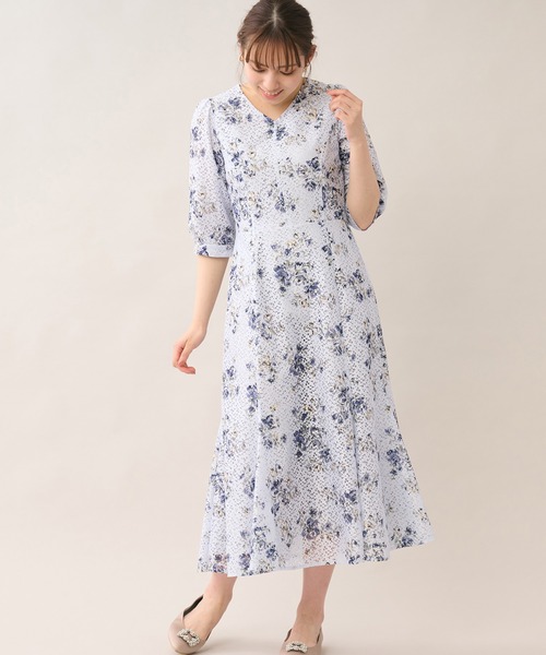 新品　LAISSE PASSE　レッセパッセ　花柄レース　モテ　デート　ワンピ レッセパッセ 花柄ワンピース｜Yahoo!フリマ（旧PayPayフリマ）