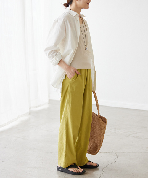 SLOBE IENA（スローブイエナ）の「《WEB限定》【MADE IN MADA /メイドインマダ】 ALICE MMカゴバッグ（かごバッグ・レディース・チャコールグレー/ベージュ・FREE）」の4枚目の写真