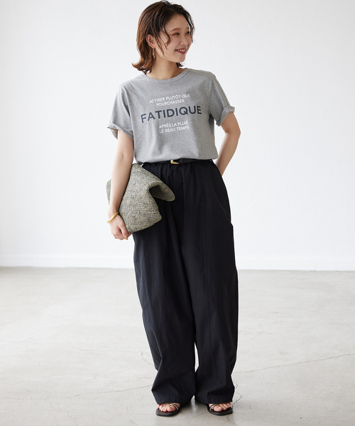 SLOBE IENA（スローブイエナ）の「《WEB限定》【MADE IN MADA /メイドインマダ】 ALICE MMカゴバッグ（かごバッグ・レディース・チャコールグレー/ベージュ・FREE）」の11枚目の写真