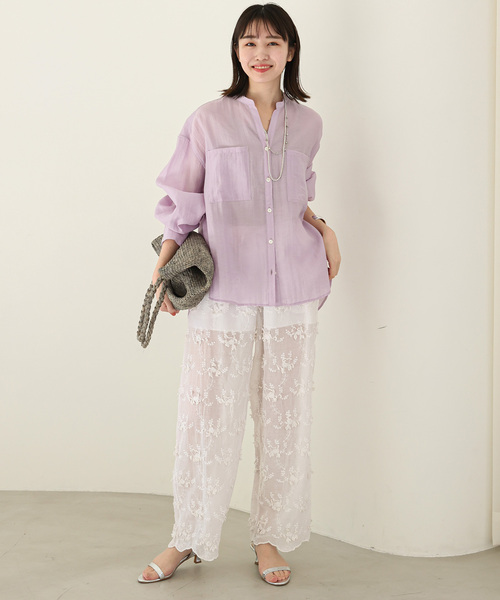 SLOBE IENA（スローブイエナ）の「《WEB限定》【MADE IN MADA /メイドインマダ】 ALICE MMカゴバッグ（かごバッグ・レディース・チャコールグレー/ベージュ・FREE）」の16枚目の写真