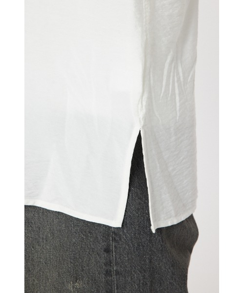 RODEO CROWNS WIDE BOWL（ロデオクラウンズワイドボウル）の「フリルカラーブラウス（シャツ/ブラウス・レディース・オフホワイト/ブラック・FREE）」の7枚目の写真