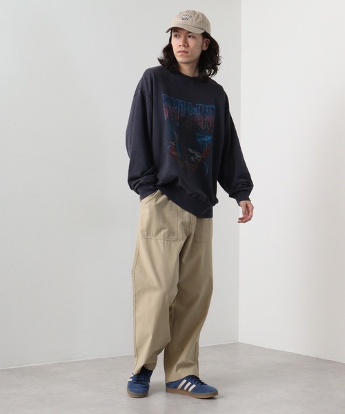 bike star（バイクスター）の「BIKESTAR ハードグラフィック加工裏毛トレーナー（スウェット・メンズ・ブラック系その他2/ブラック系その他/ブラック系その他3・L/M）」の7枚目の写真