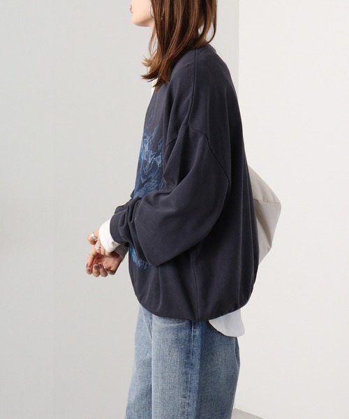 bike star（バイクスター）の「BIKESTAR ハードグラフィック加工裏毛トレーナー（スウェット・メンズ・ブラック系その他2/ブラック系その他/ブラック系その他3・L/M）」の15枚目の写真