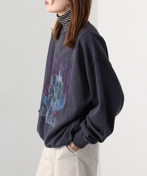 bike star（バイクスター）の「BIKESTAR ハードグラフィック加工裏毛トレーナー（スウェット・メンズ・ブラック系その他2/ブラック系その他/ブラック系その他3・L/M）」の20枚目の写真