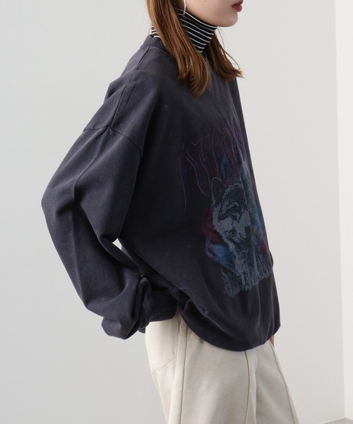 bike star（バイクスター）の「BIKESTAR ハードグラフィック加工裏毛トレーナー（スウェット・メンズ・ブラック系その他2/ブラック系その他/ブラック系その他3・L/M）」の22枚目の写真