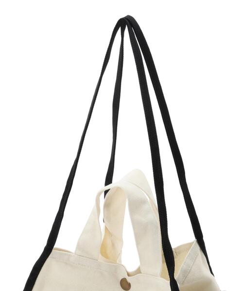 Samansa Mos2 blue（サマンサモスモスブルー）の「【Disney】ピーター・パン/トートバッグ（ハンドバッグ・レディース・ブラック/キナリ・F）」の14枚目の写真