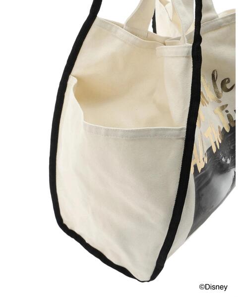 Samansa Mos2 blue（サマンサモスモスブルー）の「【Disney】ピーター・パン/トートバッグ（ハンドバッグ・レディース・ブラック/キナリ・F）」の16枚目の写真