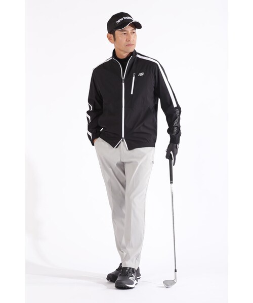 New Balance Golf(ニューバランスゴルフ)の「【new balance golf】チェックピケ×ワッフルピケ 半袖 モックネック プルオーバー (MENS WORLD)(Tシャツ/カットソー・メンズ・ホワイト/ブラック/ブルー系その他3・LARGE/X-LARGE/MEDIUM)」の4枚目の写真